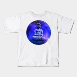 Budha in a in Space Kids T-Shirt